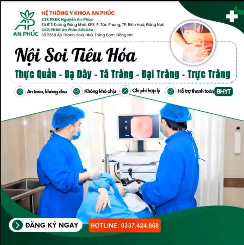 NỘI SOI CHUẨN 5 BƯỚC TẠI PHÒNG KHÁM ĐA KHOA NGUYỄN AN PHÚC