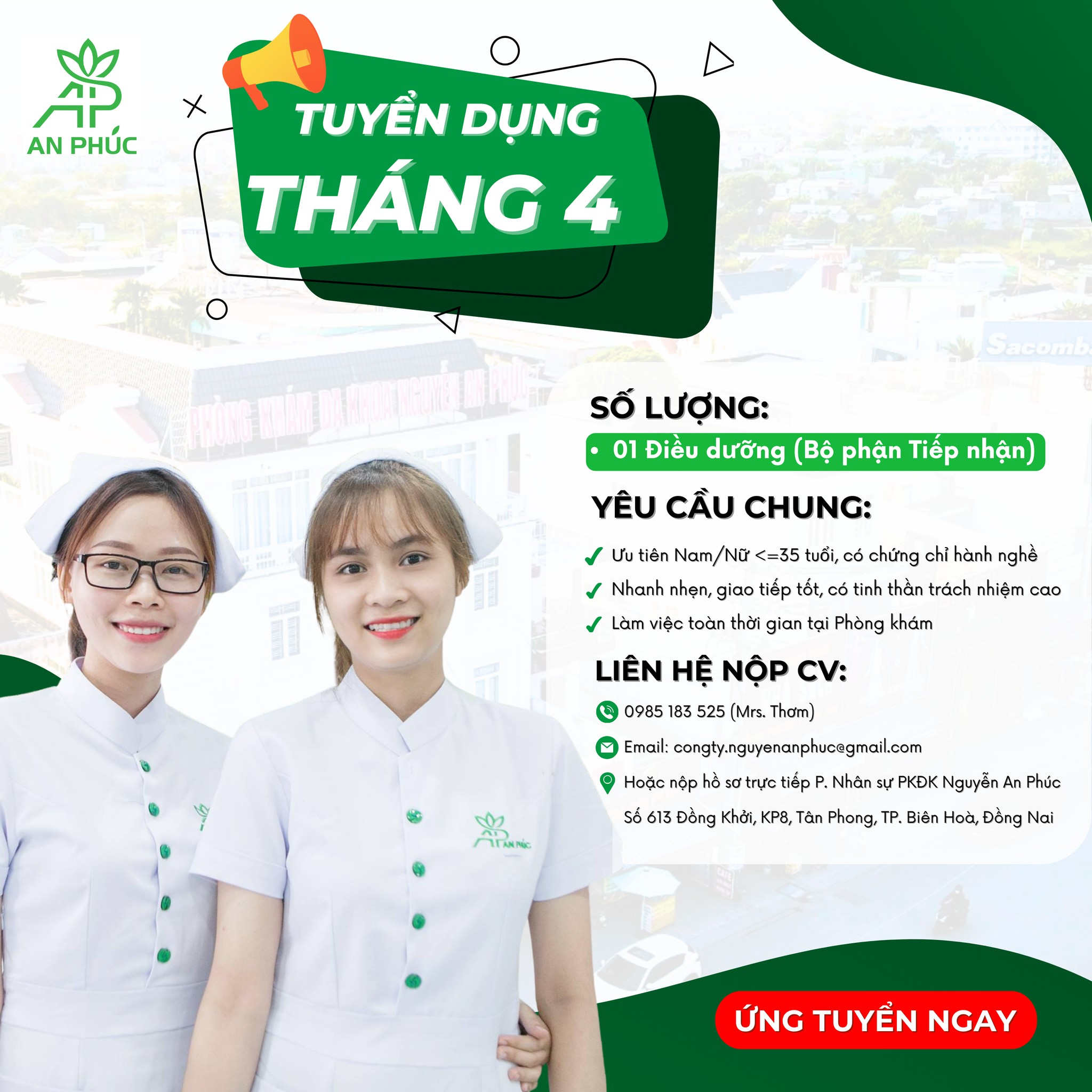 TUYỂN DỤNG THÁNG 04/2025